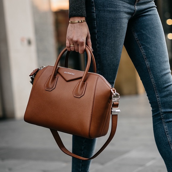 Givenchy Handbags - Givenchy Antigona Cognac Leather Satchel MEDIUM